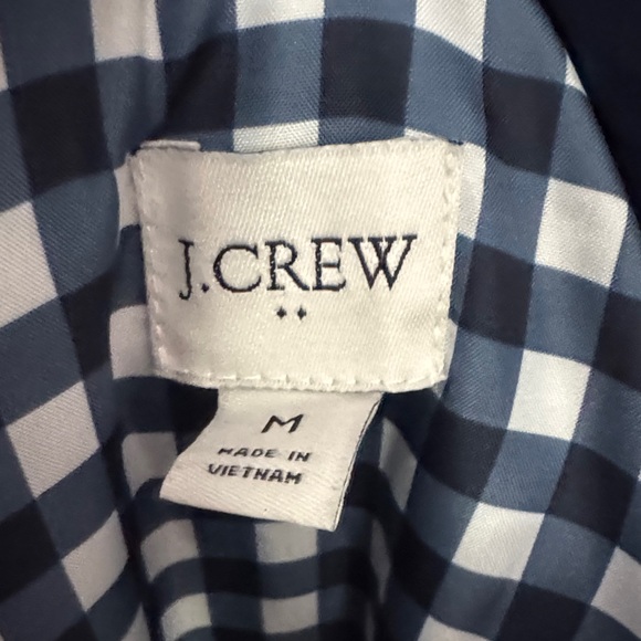J. Crew Blue and White Checkered vest - Picture 2 of 5